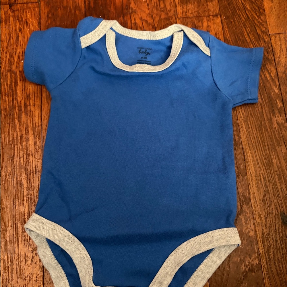 Mon Cheri Royal Blue Baby Bodysuit